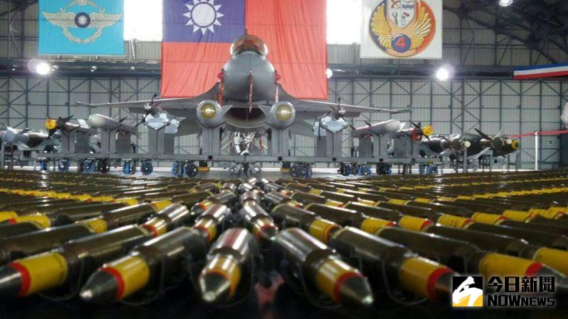▲空軍嘉義第四聯隊作戰隊F-16V戰機。(圖/記者呂炯昌攝)