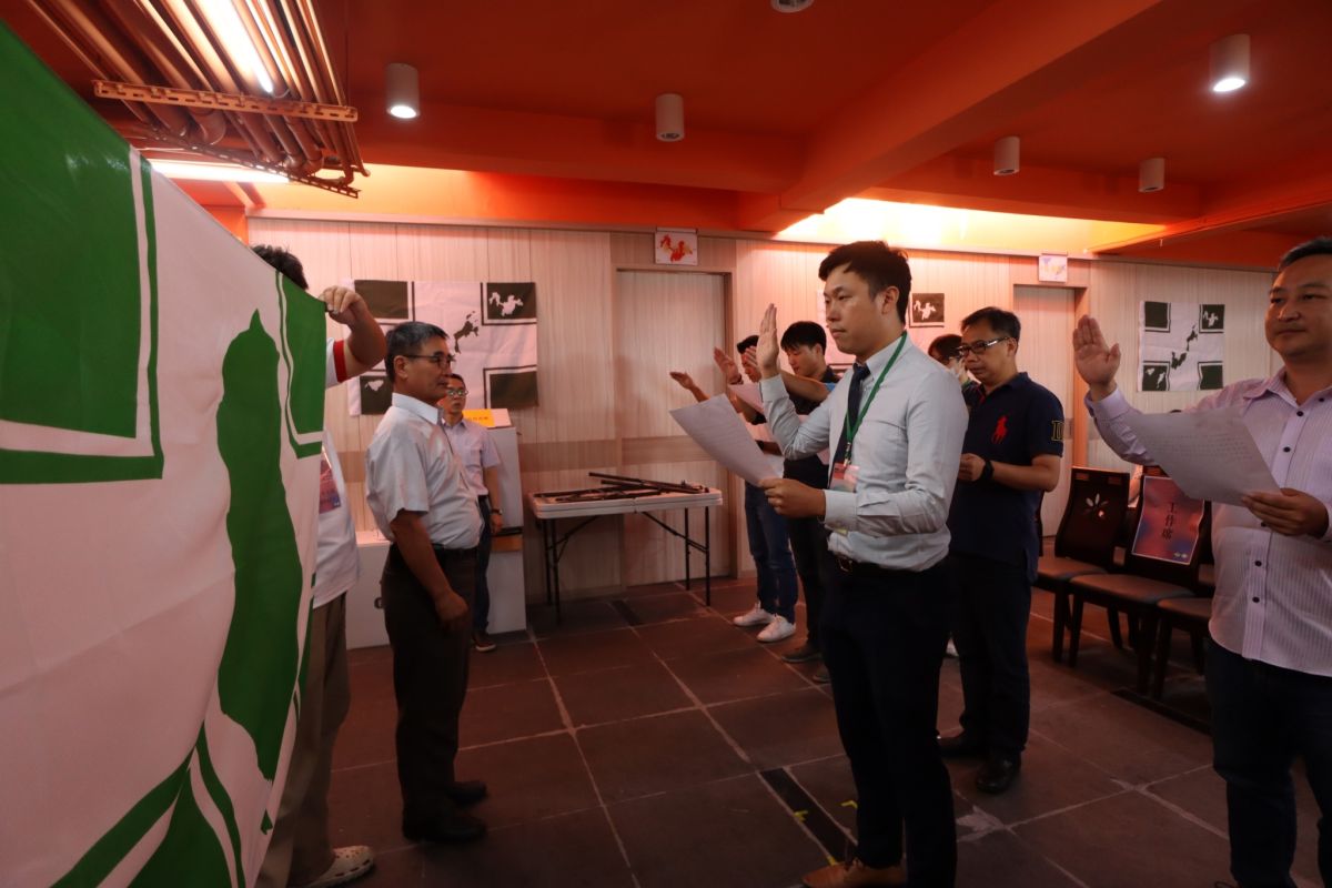 ▲李問當選民進黨首屆連江縣黨部主委。（圖／李問提供）