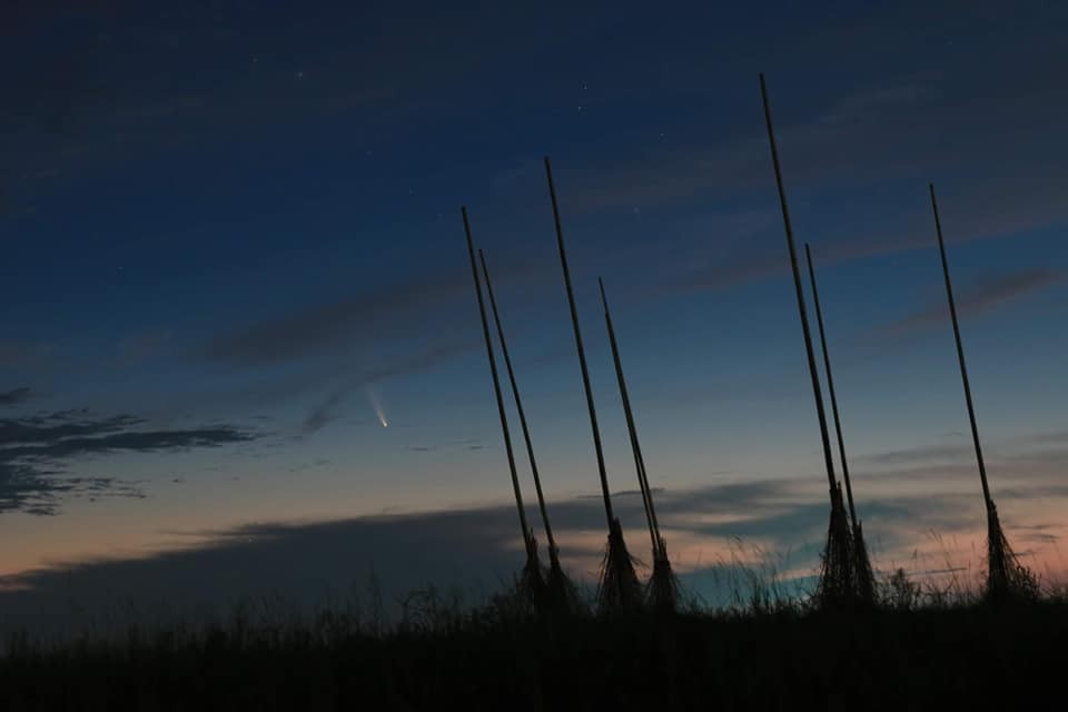 ▲七月看彗星。（圖／中央氣象局提供）