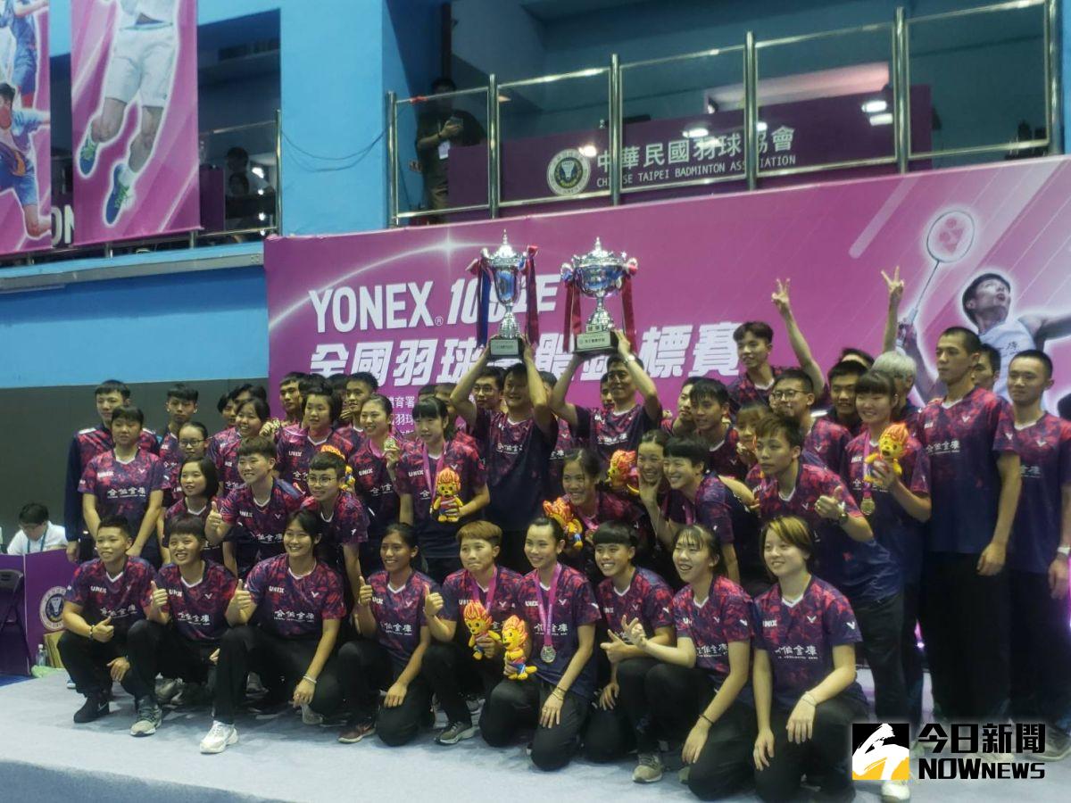 ▲合庫在109年全國團體錦標賽拿下男女雙冠。（圖／黃建霖攝）