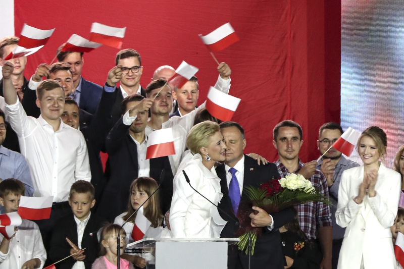 ▲波蘭總統大選將登場，圖為近日競選照片。（圖／美聯社／達志影像）