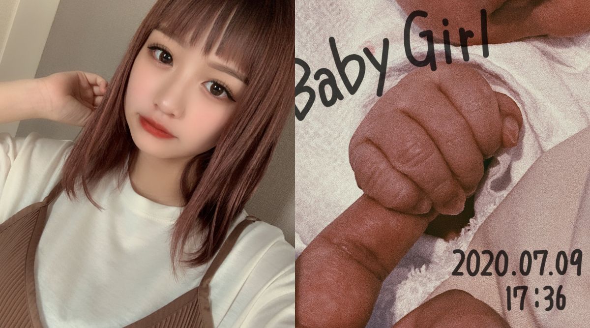 ▲重川茉彌（左）本月9日生下愛女，成為演藝圈最年輕媽媽。（圖／重川茉彌Twitter）