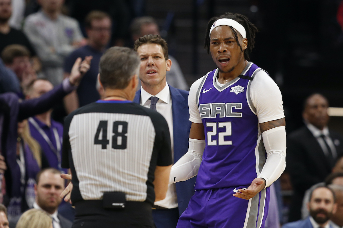 ▲國王隊中鋒Richaun Holmes。（圖／美聯社／達志影像）