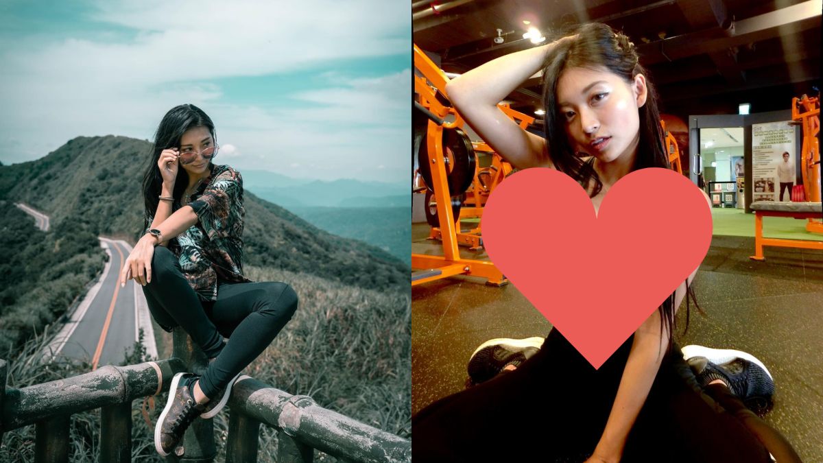 ▲祈錦鈅曬出養眼健身照。（圖 ／祈錦鈅臉書） 