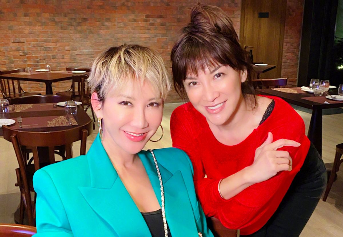 ▲李玟（左）驚傳婚姻亮紅燈，親姊姊上線回應。（圖／翻攝李玟微博）