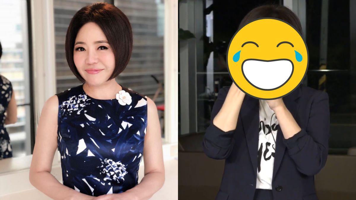 ▲于美人介紹比臉還大的金煌芒果。（圖／于美人臉書、翻攝姊妹淘直播）