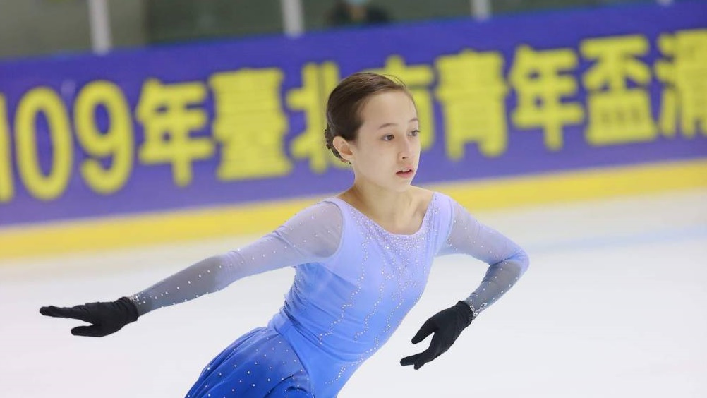 ▲109年臺北市青年盃滑冰錦標賽，林宜帆（圖／主辦單位提供）