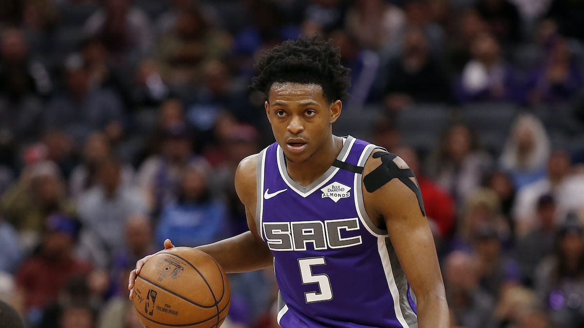 ▲國王隊一哥De'Aaron Fox。（圖／美聯社／達志影像）