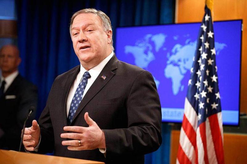 ▲美國國務卿蓬佩奧（Mike Pompeo）表示，下週他出訪印度、斯里蘭卡、馬爾地夫和印尼時，將提及中國構成的疑慮。（圖／翻攝自US Department of State）