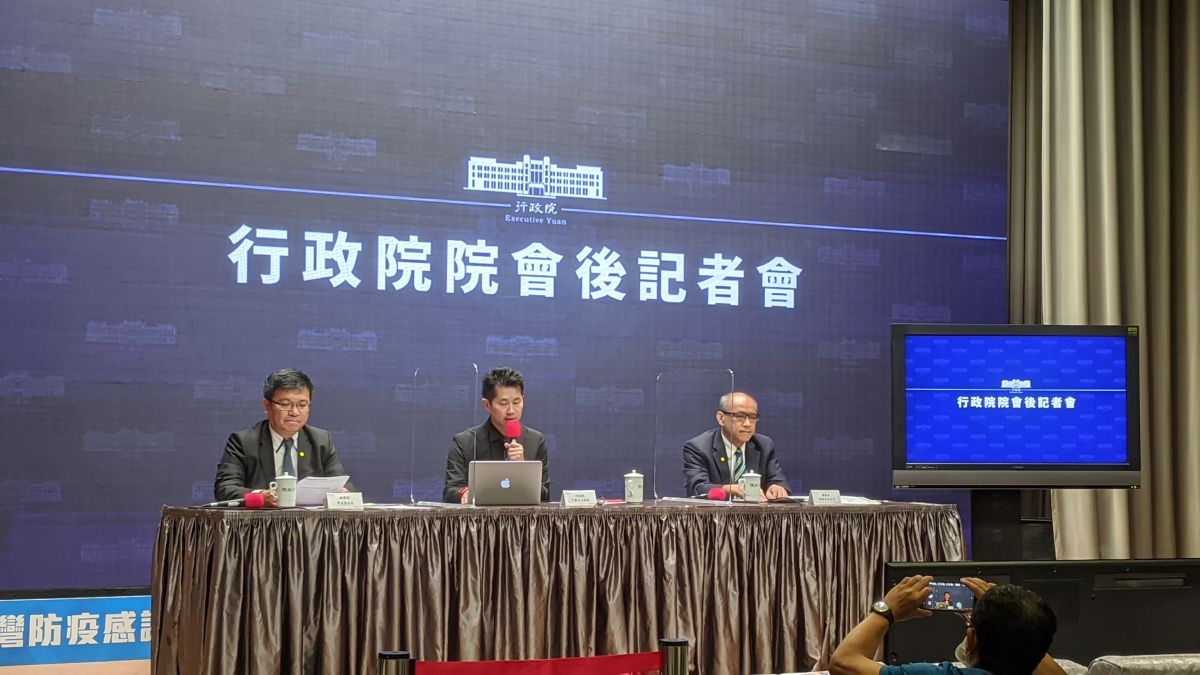 ▲行政院院會記者會。（圖／記者鄭宏斌攝，2020.07.16）