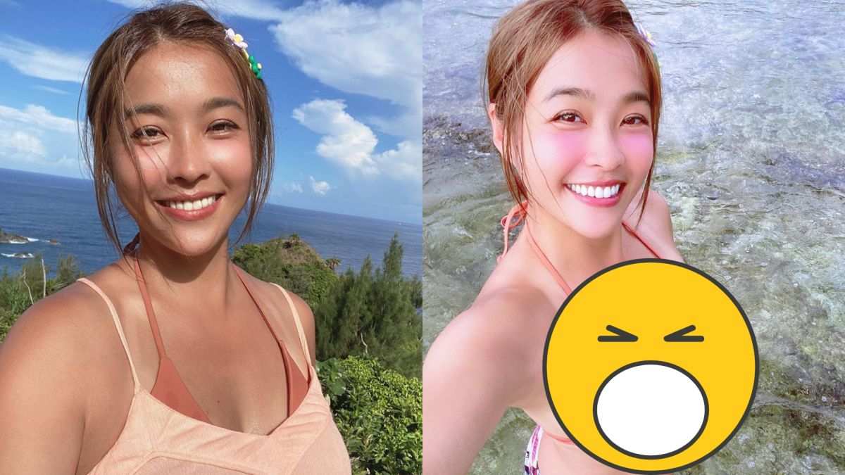 ▲小嫻比基尼辣一波。（圖／小嫻臉書）