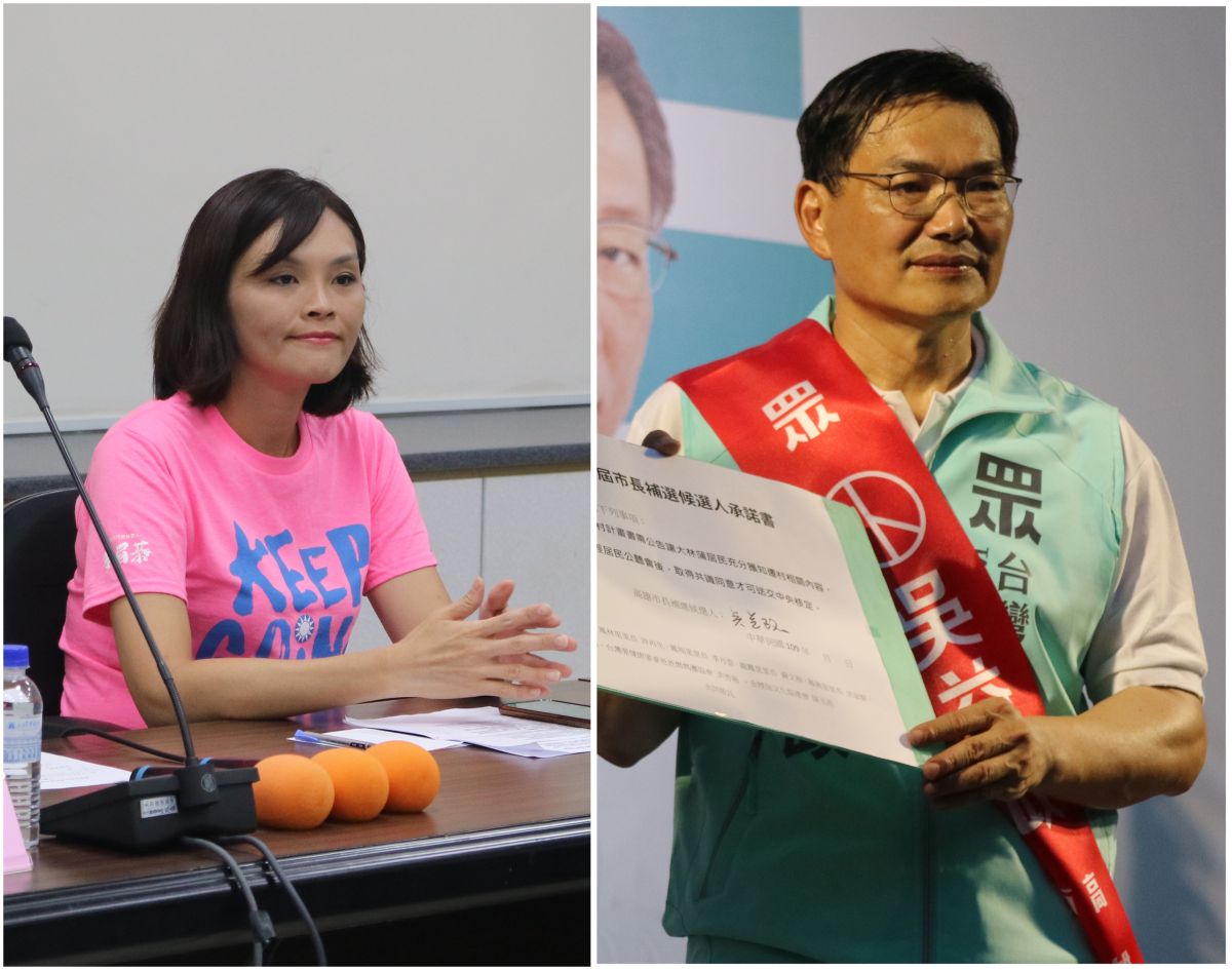 ▲吳益政再推高雄幣，李眉蓁則持不同看法。（圖／記者鄭婷襄攝、製圖）