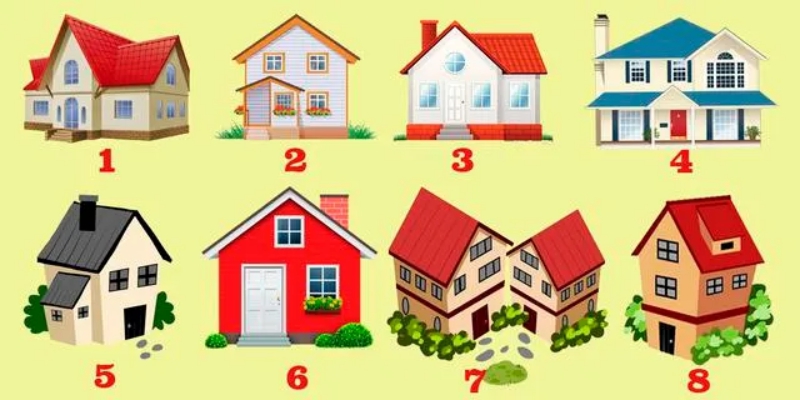 ▲直覺選出最喜歡的房子，秒測你的人生「財運等級」。（圖／翻攝自蓋婭星球）