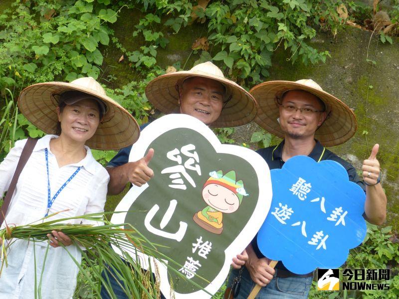 ▲清水岩文創協會舉辦八卦山體驗小旅行,八卦山沿線彰化市福田社區等15個單位參加。(圖/記者陳雅芳攝,2020.07.18)