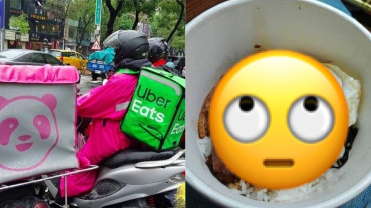 ▲開心點了外送「烤鰻魚拌飯」，到家卻發現實體差很大讓網友崩潰。（合成圖／左圖翻攝自 NOWnews 資料中心；右圖翻攝自臉書《爆怨公社》）