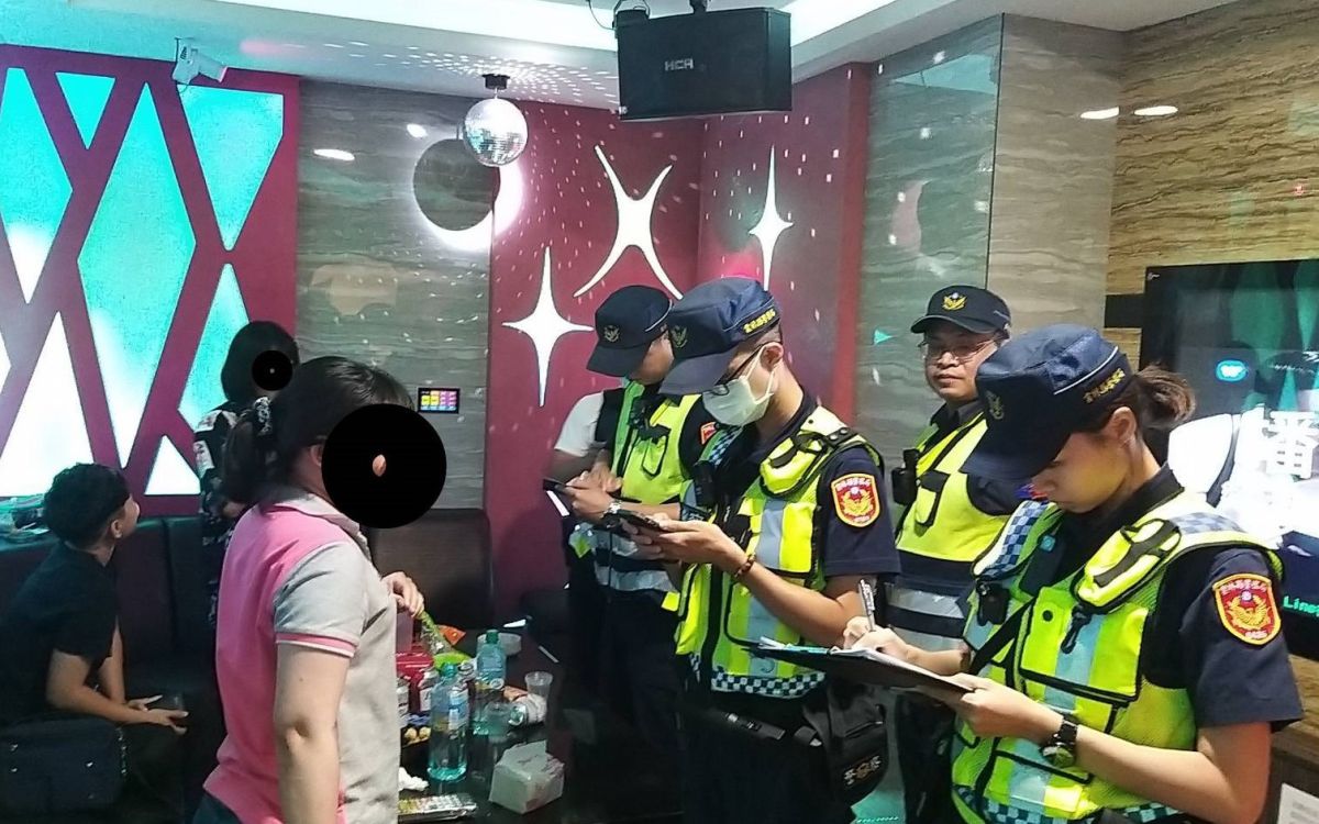 ▲雲林縣警察局展開威力掃蕩勤務，動用177名警力。（圖／記者蘇榮泉翻攝，2020.07.19）