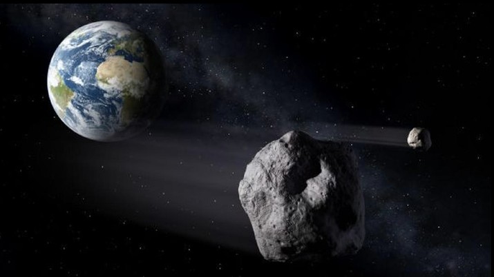 ▲小行星「 Asteroid 2020 ND 」將在 7/24 最靠近地球。（圖／翻攝自 NASA ）