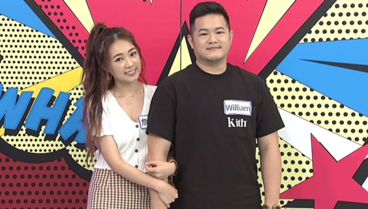 ▲詹子晴（丫頭）與老公William感情甜蜜。（圖／中天）