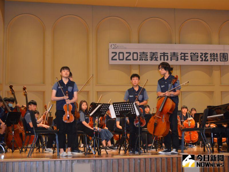 ▲嘉義市青年管弦樂團(C.Y.O)遴選在地優秀青少年學子組成。（圖／記者郭政隆攝影2020.7.20）