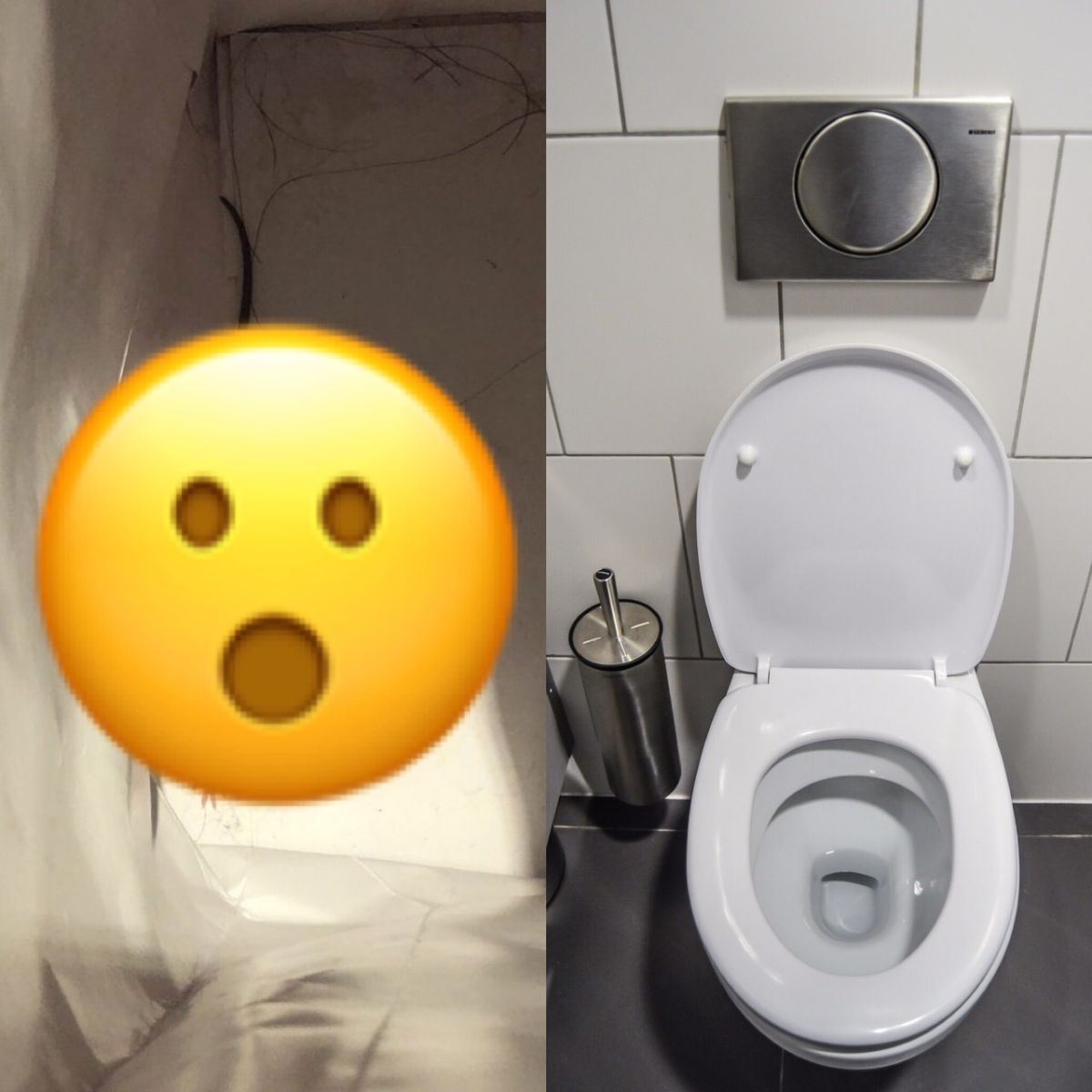 ▲你上廁所前會先檢查一下馬桶嗎？（左圖／翻攝自 Dcard；右示意圖，圖中物品與文章中內容無關／取自 pixabay ）