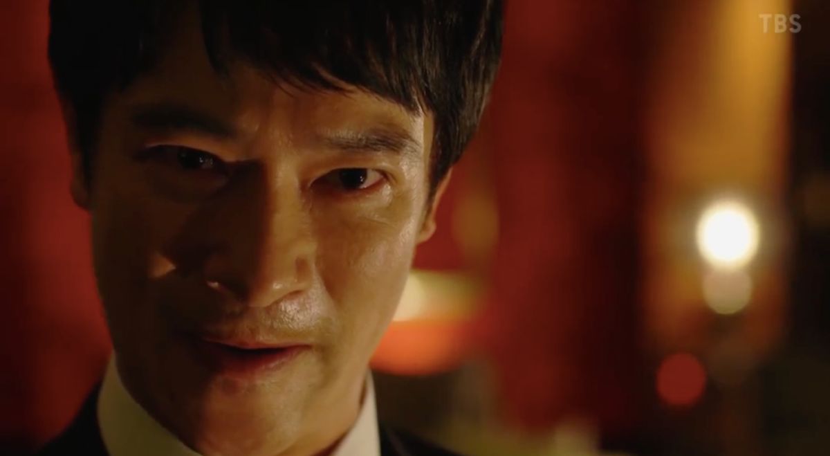 ▲《半澤直樹2》堺雅人首集結尾又說出「以牙還牙，加倍奉還」。（圖／翻攝TBS）