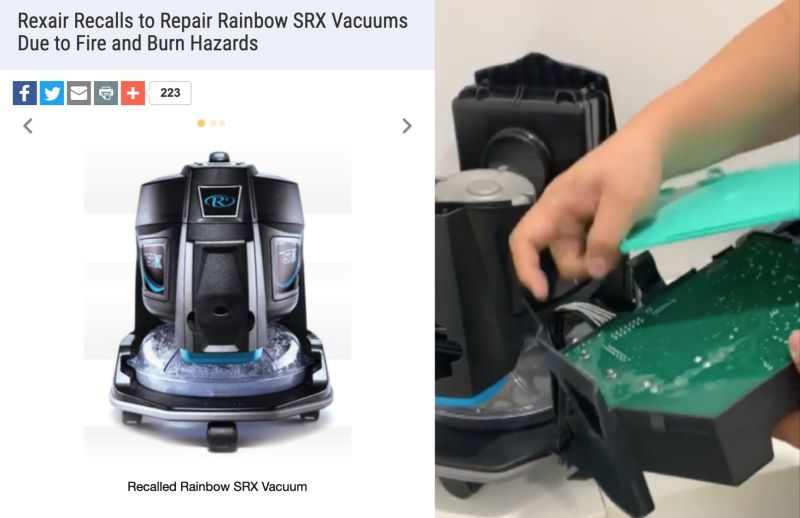 ▲消費者收到商品拆裝後發現,該機拆裝簡單,加上又看到召回訊息,覺得使用起來不放心。(圖/消費者提供)