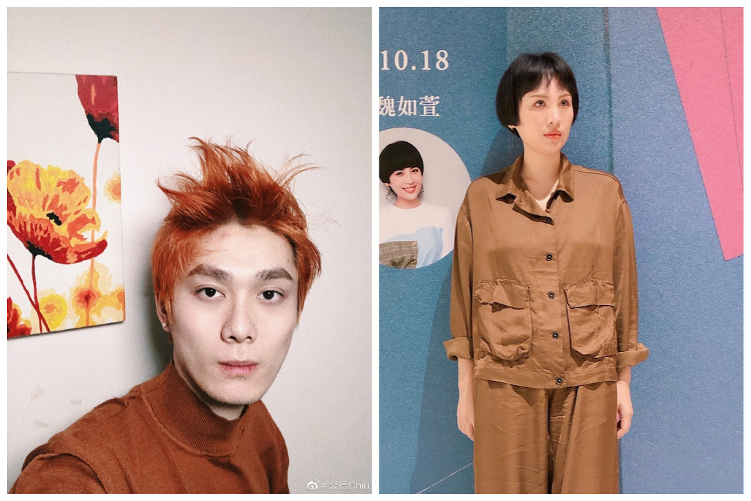 ▲魏如萱（右圖）訪問神祕金曲準歌王裘德。（圖／翻攝魏如萱臉書、裘德微博）