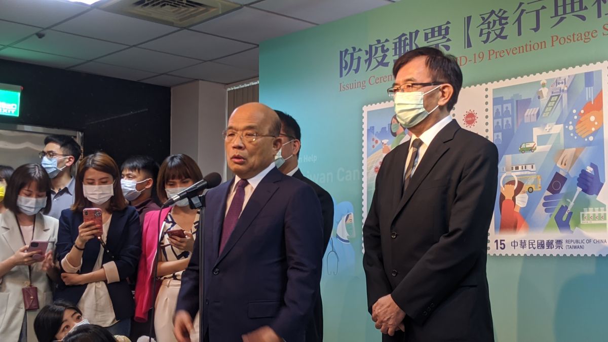 ▲前總統馬英九說三倍券很複雜，有點怕怕的。行政院長蘇貞昌則說「尊重」。（圖／記者鄭宏斌攝，2020.07.21）