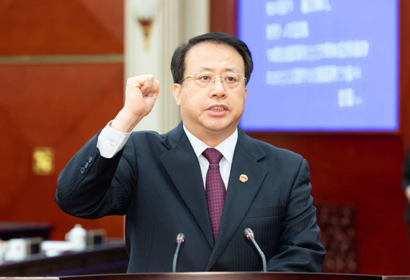 ▲龔正3月出任上海代理、副市長，昨（21）日「轉正」擔任上海市長。（圖／翻攝自《新華網》）