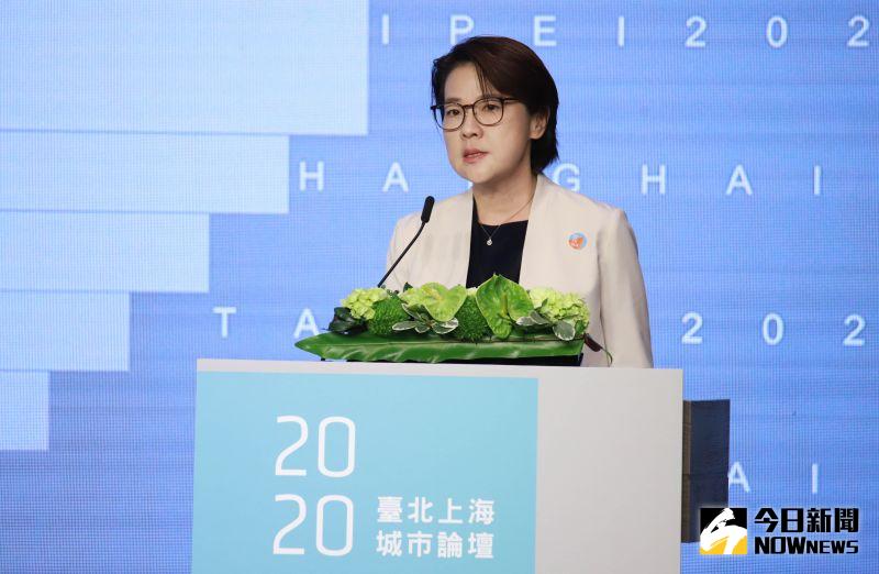 ▲台北市副市長黃珊珊出席台北上海雙城論壇。(圖/記者葉政勳攝