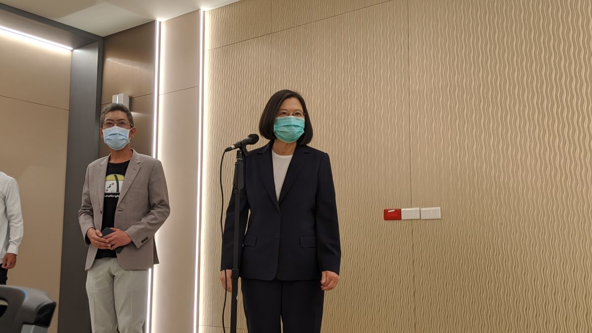 ▲國民法官法三讀通過，蔡英文總統說，符合國情現狀。（圖／記者鄭宏斌攝，2020.07.23）