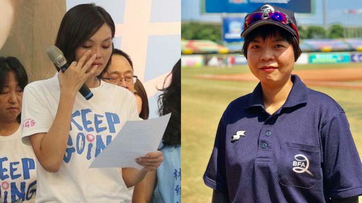 ▲李眉蓁（左圖）抄論文被罵翻，「通靈少女」劉柏君點出藏鏡人。（圖／記者鄭婷襄攝、劉柏君臉書）