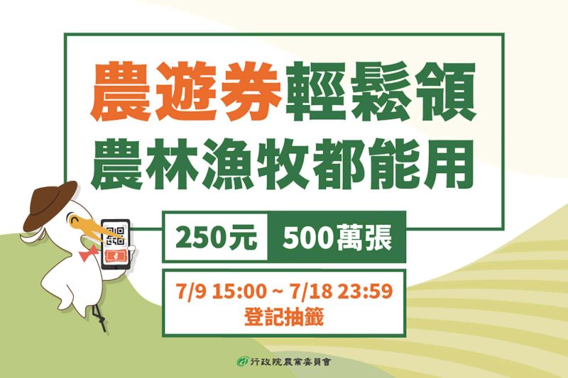 ▲農委會表示,農遊券上路9天,已經帶動超過新台幣2億元的商機。(圖/翻攝自農業易遊網)
