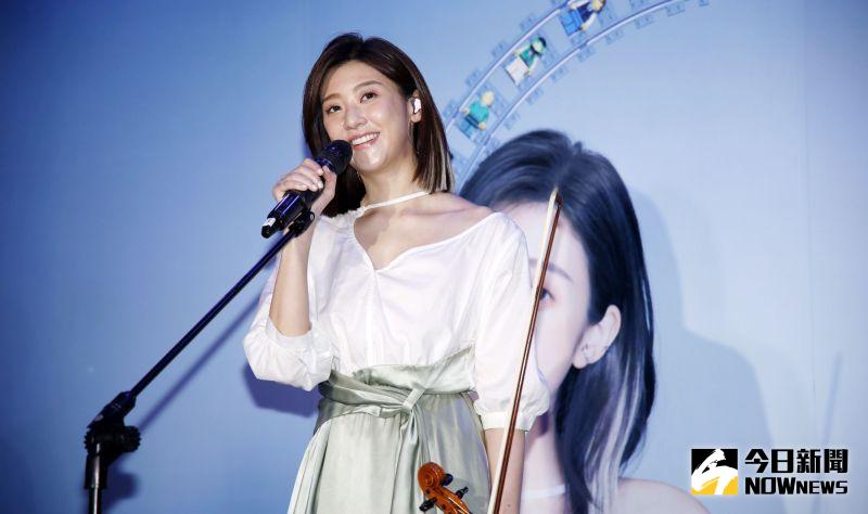 ▲林逸欣音樂會暨發片記者會。(圖/記者林調遜攝,