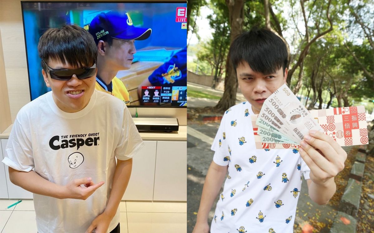 ▲蔡阿嘎得知有27億遺產，笑說：「不用買威力彩。」（圖／蔡阿嘎IG） 