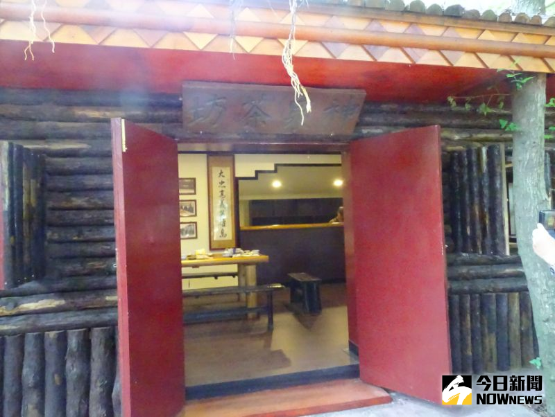 ▲大膽島上著名景點神泉茶坊。(圖/記者呂炯昌攝)