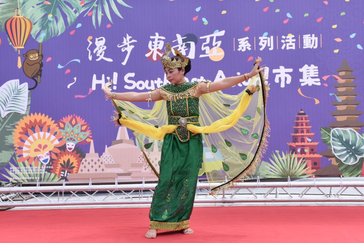 ▲「Hi! Southeast Asian東南亞異國主題市集」，現場充滿濃濃異國風情。(圖／經發局提供2020.7.26)