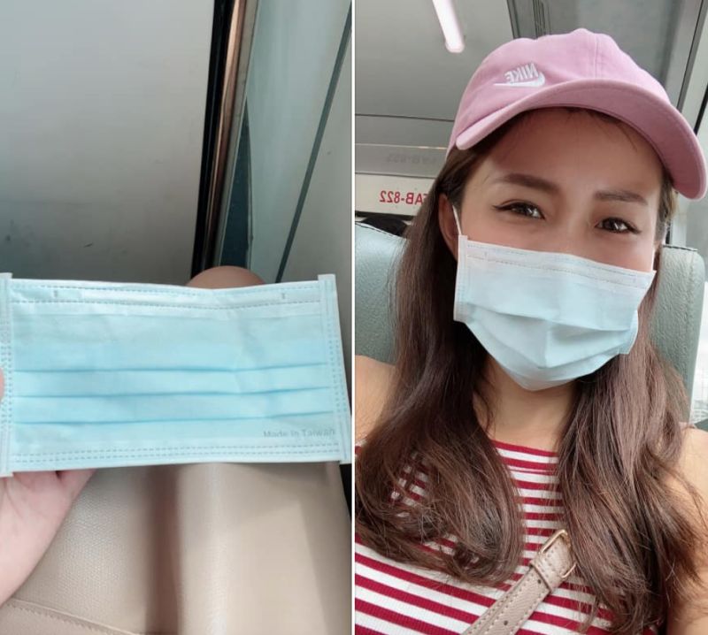 ▲女網友趕公車忘記帶口罩,司機大哥暖心送她一片。(圖/翻攝自爆怨公社臉書)