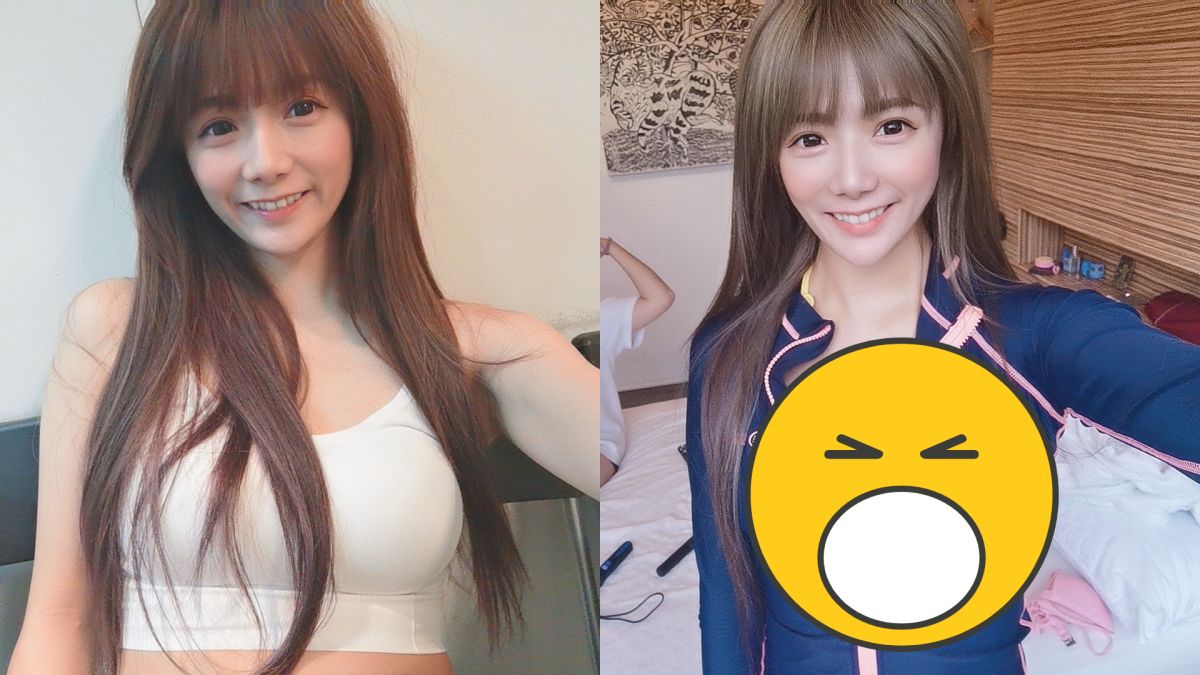 ▲「電競女神」解婕翎拉外套拉鍊，養眼畫面曝光。（圖／解婕翎臉書）