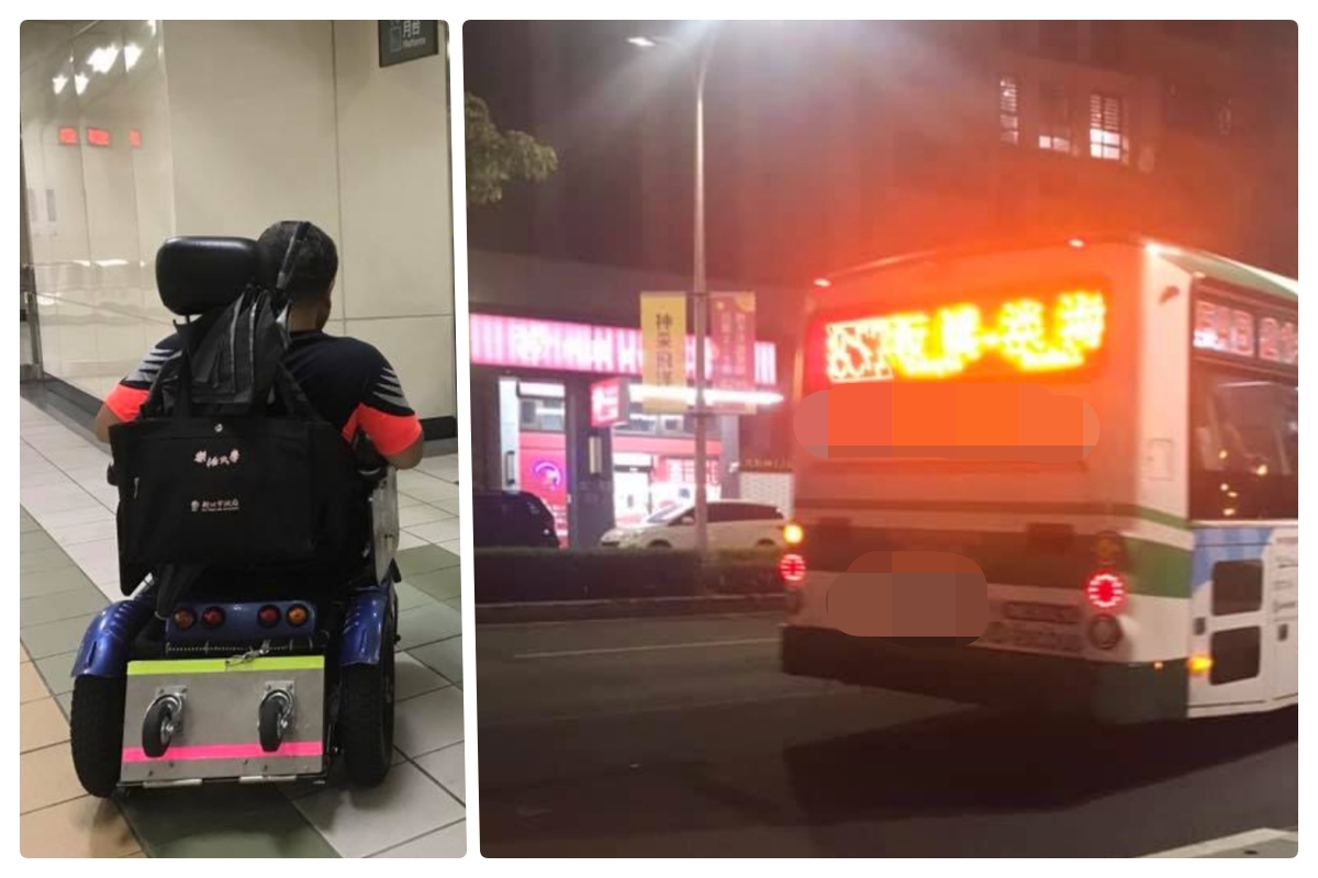 ▲患有肌肉萎縮漸凍症的作者，曾在深夜遭公車司機拒載。（圖／取自作者臉書）