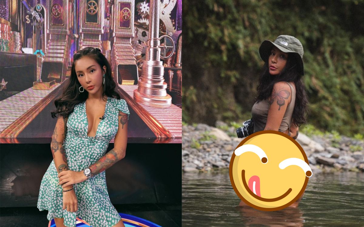 ▲梁云菲辣曬蜜桃翹臀。（圖／梁云菲臉書） 