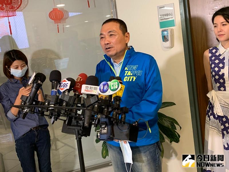 ▲侯友宜表示，蘇貞昌也當過台北縣長，相信會公平對待新北市。(圖/記者康子仁攝)