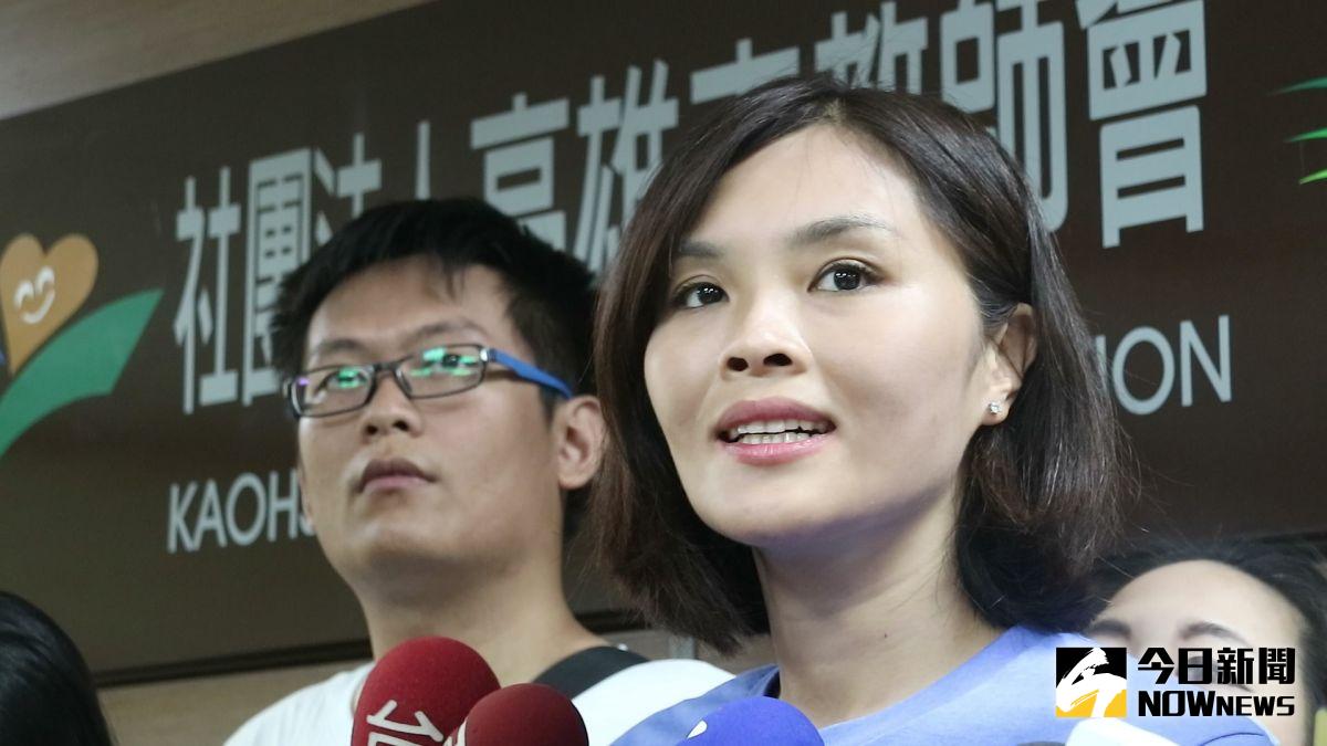 ▲現傳出選舉得票恐危及國民黨主席江啟臣的主席大位，李眉蓁表示會持續努力，希望支持者都出來一起拉票。（圖／記者鄭婷襄攝，2020.07.28）