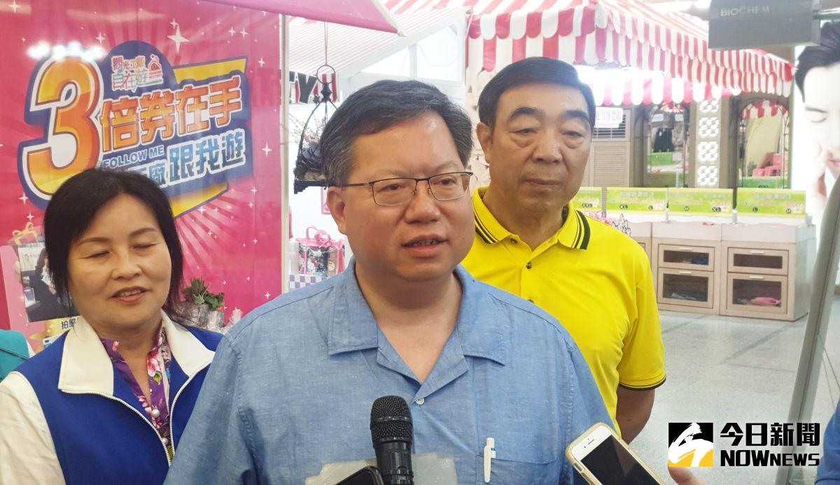 ▲鄭文燦表示，為了能充分瞭解疫情情況，市府已進行了群聚感染熱區的全面抽檢，今天結果才會出來，這個部分會採高標準來處理。（圖／記者李春台攝, 2020.07.28）