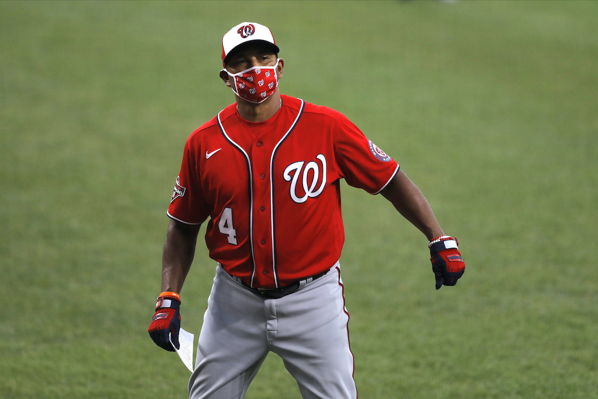 ▲因為去年動過心臟手術，華盛頓國民總教練Dave Martinez面對新冠肺炎不敢大意。（圖／美聯社／達志影像）