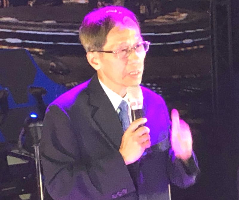 ▲加工出口區管理處處長黃文谷致詞。(圖/記者黃守作攝,2020.07.28)