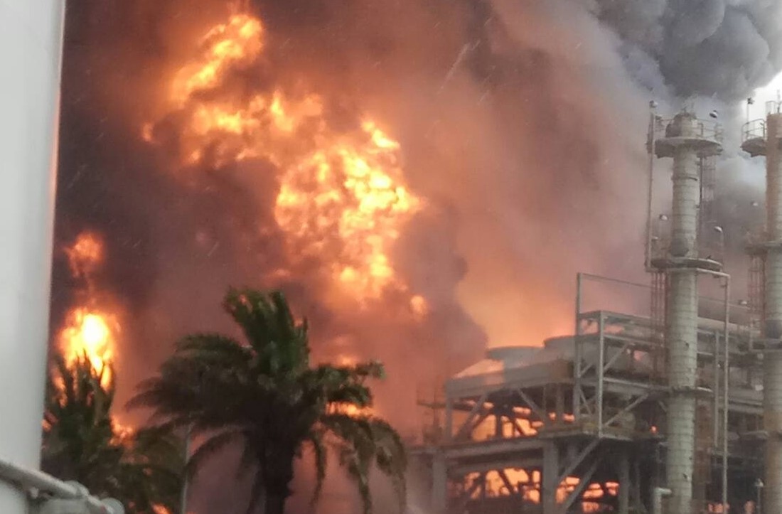 ▲六輕於今年7月15日發生爆炸意外。（圖／記者蘇榮泉翻攝，2020.07.28）