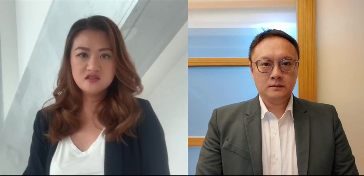 ▲國民黨高雄市長補選藍綠候選人發言人隔空開砲。（圖／李眉蓁競總、高閔琳提供）