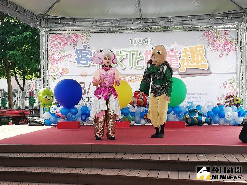▲「蘋果劇團」活動當晚將在頂六國小帶來「章魚怪盜與龍王法杖」兒童劇演出。(圖/記者邱嘉琪攝,2020.07.29)