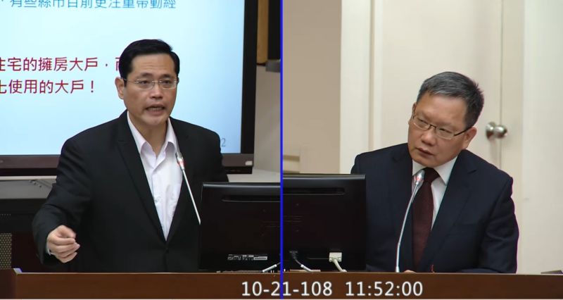 ▲江永昌曾在2019年提出，對於沒有出租、使用的房屋課徵稅金，但當時遭到財政部長蘇建榮打回票。